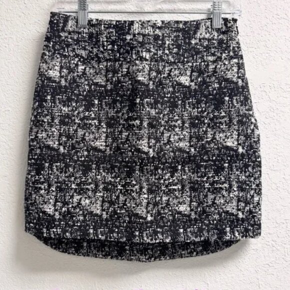 Banana Republic Tweed Textured A-Line Mini Skirt Womens Size 6 (175) - Picture 1 of 4